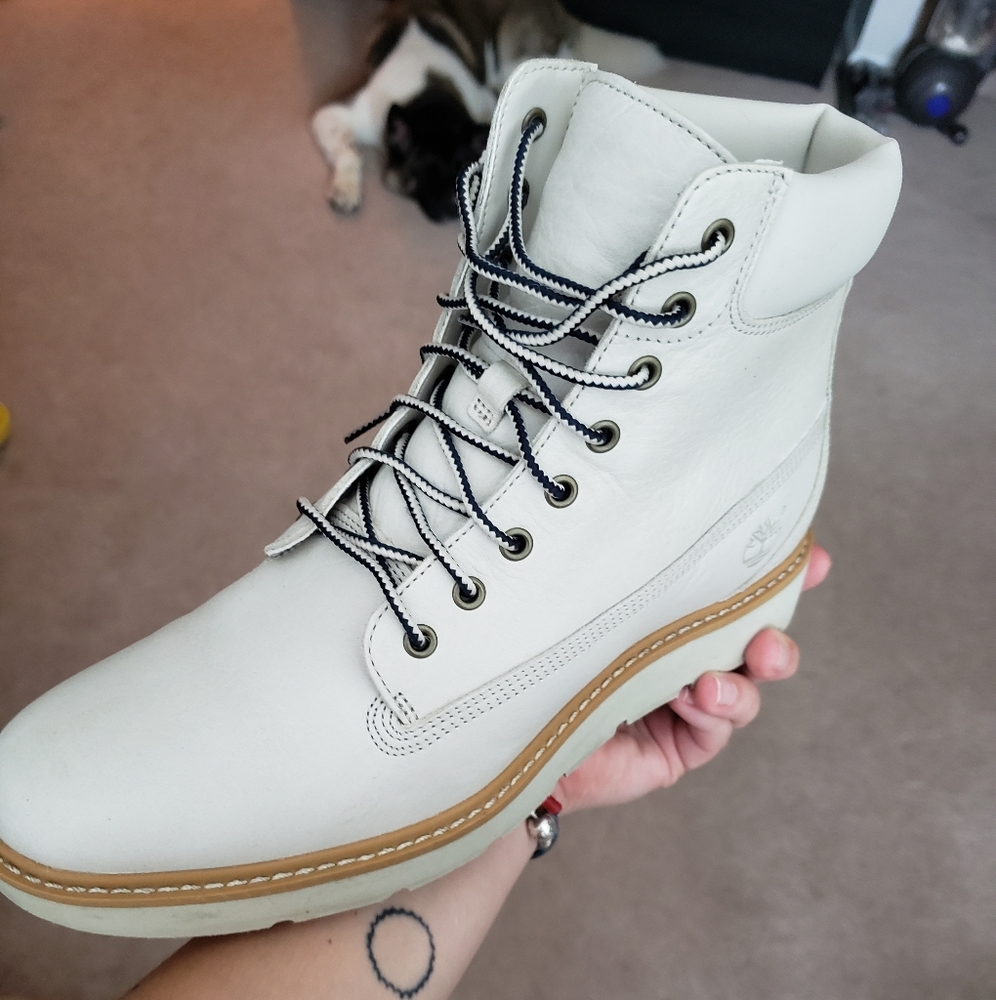 White Timberland Boots